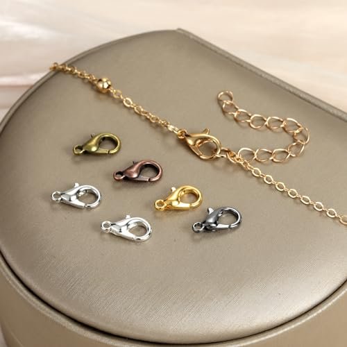 Lobster Claw Clasps and Open Jump Rings Set, 6 Colors Lobster Clasps for Jewelry Making, Keychains and Bracelet - Image 3
