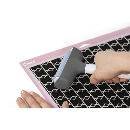 Cricut Brayer, Rubber Roller for Crafts, Works with Fabric, Vinyl, Iron-On & Inking Blocks, Extend Life of Cricut FabricGrip Mat, Compatible with Cricut Maker