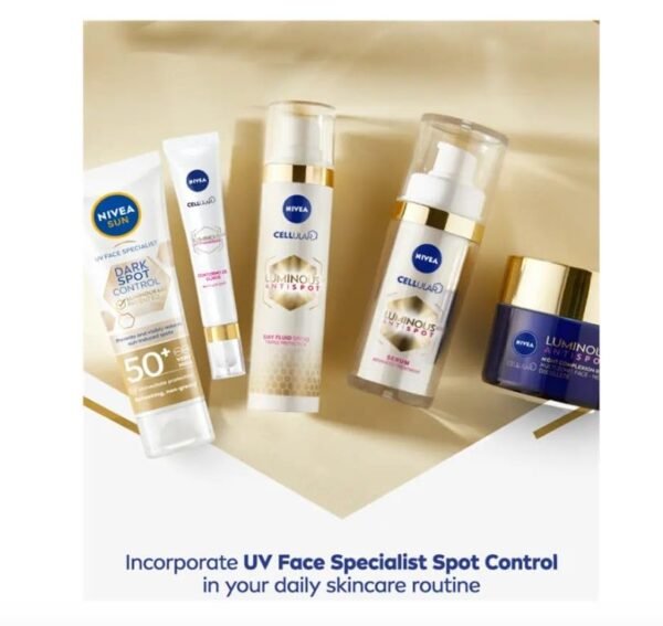 Sun UV Facial Specialist Dark Spot Control Cream SPF 50+ Luminous630, 40ml, Pack of 1 - Image 4