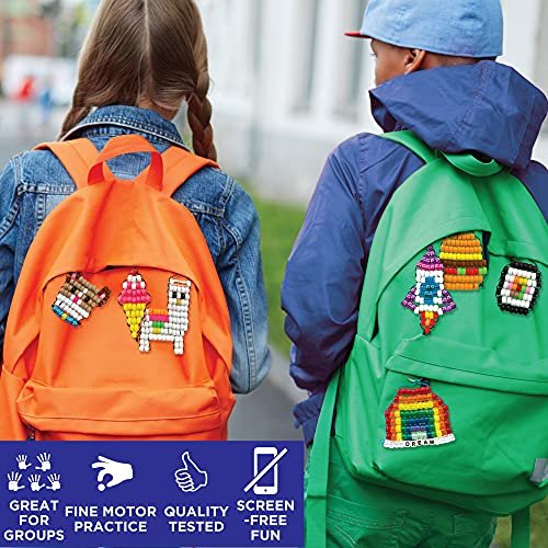 Made By Me Ultimate Bead Pets by Horizon Group USA, Bead Pets Crafts for Kids, Includes Over 1400 Beads, Cording, Keychains & Carabiner Clips, Design Templates, Storage Cases & More - Image 3