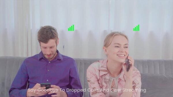 Cell Phone Signal Booster for Home and Office, 4,000 sq ft, Boost 5G 4G LTE Data for Verizon AT&T and All U.S. Carriers, FCC Approved