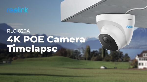 4K Outdoor Cameras for Home Security, IP PoE Dome Surveillance Camera with Human/Vehicle/Pet Detection, 25FPS Daytime, Work with Smart Home, Up to 256GB microSD Card, RLC-820A (Pack of 2) - Image 3